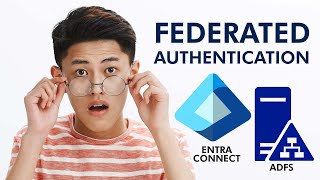 Hybrid Identity with Federated Authentication Microsoft Entra ID  ADFSPart 1 [upl. by Aleahs]