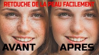 RETOUCHE LISSAGE PEAU TUTO PHOTOSHOP 2019 [upl. by Brooke]