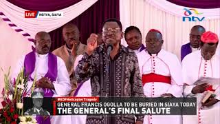 James Orengo Weve mourned many heroes from Nyanza today were mourning General Ogolla [upl. by Alyss]