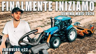 Farm Vlog22  Iniziamo la semina del mais  New Holland T6 175  Dischiera Kraken Moro Aratri [upl. by Odnumyar]