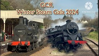 Great Central Railway  Winter Steam Gala 2024 [upl. by Ahgiel850]