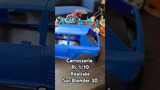 Suite de la carrosserie rc peugeot 205 rccar blender 3dprinting imprimante3d 3d [upl. by Neraa12]