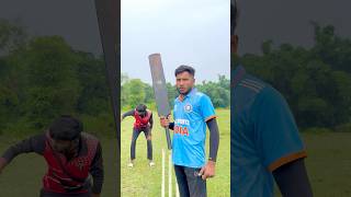 Plastic Bat 🏏 VS Football ⚽️ cricket trending viral reels shorts foryou ytshorts sports [upl. by Ojeillib]