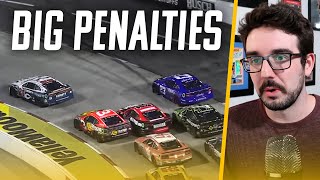 NASCAR Hands Out BIG PENALTIES For Martinsville Manipulation  INSTANT REACTION [upl. by Ikiv]