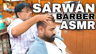 ASMR Head massage  learn and Enjoy Indian massage techniques for Relaxation  Indianbarber Sarwan [upl. by Zednanreh]