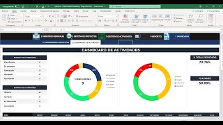 Control de Actividades y Proyectos en Excel [upl. by Hernando944]