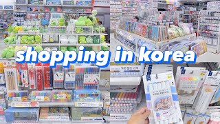 shopping in korea vlog 🇰🇷 daiso stationery haul amp art supplies 🎨 [upl. by Stern]