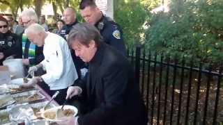 FLPD Halts Food Aid to Homeless People 1122014 pt 1 [upl. by Charmaine]