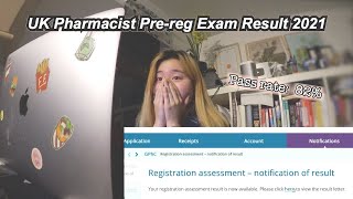 Opening My GPhC Exam Result 2021  Live Reaction  UK Pharmacist 2021 July Pre reg Exam [upl. by Enylhsa486]