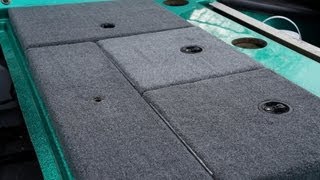 Bass Boat Carpet Replacement  How To  Part II  Storage Compartment Lids [upl. by Nyleaj]