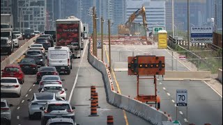 DECONSTRUCTION CONGESTION Threeyear plan for Gardiner rebuild  life in the slow lane [upl. by Greysun]