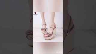 Bridal sandals Girls high heels sandal design stylish and latest heels sandals shorts viral [upl. by Wren63]