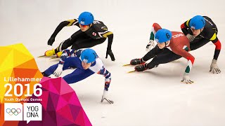 Short Track Speed Skating  1000m  Full Replay  Lillehammer 2016 Youth Olympic Games [upl. by Eldnik]