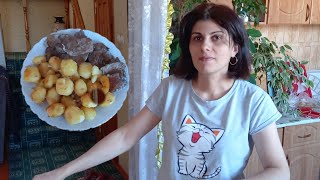 🥩Мясо с картошкой🥔 в пищевом рукаве в духовке мама готовит [upl. by Igig]