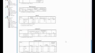 SPSS Regression Del A Multipel [upl. by Esme]