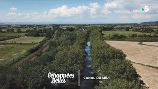 Navigation sur le canal du Midi  Échappées belles [upl. by Rockey]