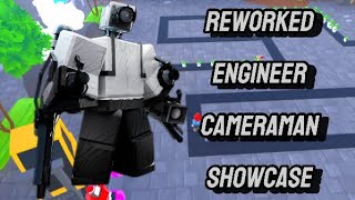 Reworked Engineer Cameraman Showcase  Giveaway Rules l Toilet Tower Defense l [upl. by Aivila]