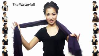 25 Ways to Wear a Scarf in 45 Minutes [upl. by Luckett]