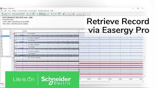 Easergy P3  Download a disturbance record with Easergy Pro [upl. by Conni]