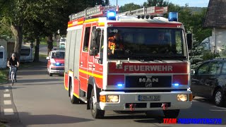 Feuer auf dem Erbacher Wiesenmarkt  mehrere Verletzte Großübung von Feuerwehr und DRK in Erbach [upl. by Nosneb]