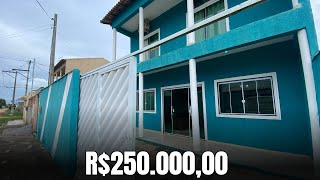 DUPLEX PORTEIRA FECHADA COM TERRENO DE 420m2ª R250000 [upl. by Ahsiekahs]