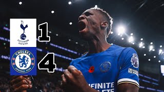 Tottenham vs Chelsea 14  All Goals amp Highlights  2023 Nicolas Jackson Hat Trick [upl. by Balbur]