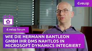 Wie die Hermann Bantleon GmbH ihr Dokumentenmanagement nahtlos in Microsoft Dynamics integriert [upl. by Silvano]