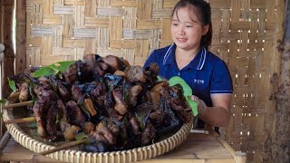 Harvest rice in the fields  Cook delicious dishes to enjoy  Luu Linh Building New Life [upl. by Letsyrk]