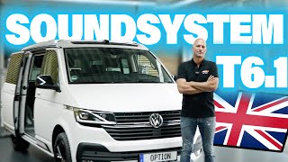 VW T61 new speakers and DSP amplifier  invisible subwoofer  Option [upl. by Cousins843]