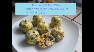 Instant Pot Steamed Egg Bites Weight Watchers Points included VR Lindas Pantry [upl. by Llertnor]