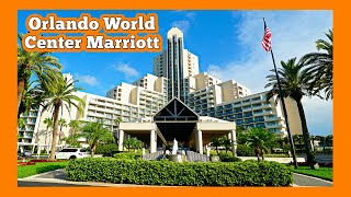 Orlando World Center Hotel by Marriott  Near Walt Disney World Hotel Tour and Review [upl. by Llenol]