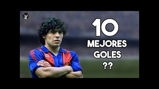 Los 10 goles legendarios de Maradona [upl. by Cohdwell597]