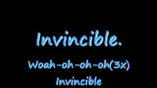 Invincible  Hedley With Lyrics [upl. by Uzziel]