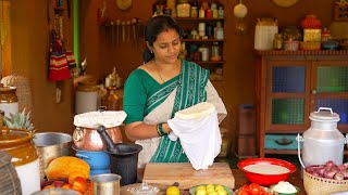 Making Paneer from Milk  Paneer Butter Masala  A Life Of Tamil Tradition  The Traditional Life [upl. by Aiekam]