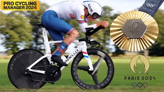 Paris 2024 Olympics Individual Time Trial  Pro Cycling Manager 2024 [upl. by Nagem]