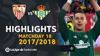 Resumen de Sevilla FC vs Real Betis 35 J18 20172018 [upl. by Cristian23]