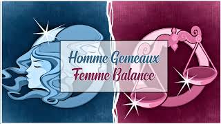 Homme Gémeaux ♊ Femme Balance ♎  Compatibilité Amoureuse [upl. by Huai]