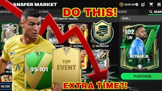 BIGGEST MARKET CRASH WHERE ARE EXTRA TIME EXCHANGES AND FREE FC POINTS FC MOBILE [upl. by Anastice]