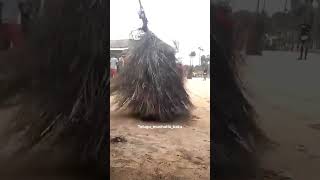 African Crazy Broom Dance trending viralvideo ghost africa india [upl. by Naellij529]