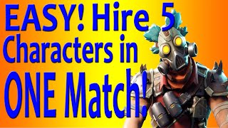 Easily Hire Characters or recruit defeated Henchmen in Fortnite [upl. by Lisa671]