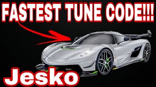 BEST TUNE CODE FOR KOENIGSEGG JESKO  Forza Horizon 5 [upl. by Baskett]