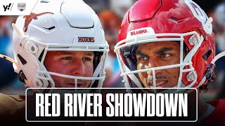 OKLAHOMA vs TEXAS Preview Ewers vs Hawkins in RED RIVER SHOWDOWN  College Football Enquirer [upl. by Ev373]