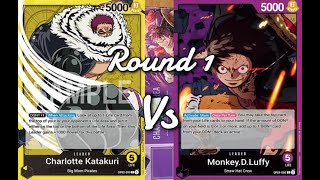 MNL Round 1 OP03ST20 Katakuri Vs OP05ST18 Luffy ST15ST20 Structure Deck Event Release [upl. by Asin549]