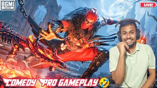 Day 1BGMI Live  COMEDY PRO GAMEPLAY🤣DynamoGaming shortslive [upl. by Annodal]