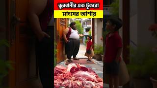 কুরবানীর এক টুকরো মাংসের আশায় youtubeshorts trendingshorts moralstory lifelessons [upl. by Enytsirk]