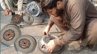 This young man Expert repairing clutch platesHino old clutch plates repairing [upl. by Inna577]