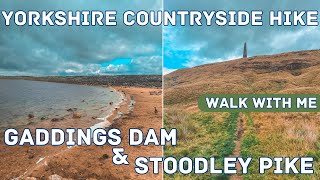 Englands Tallest Beach  Walk with Me  Gaddings Dam amp Stoodley Pike [upl. by Moraj]