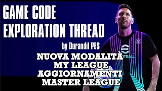 eFootball 2024 Durandil PES trova nel codice nuova Modalità MyLeague e Aggiornamenti Master League [upl. by Lawley821]