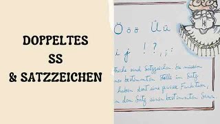 Satzzeichen Punkt Strich und scharfes ß  Die Geheimnisse der Schreibschrift entschlüsselt [upl. by Romelda]