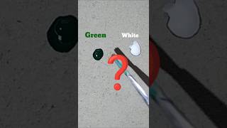 Green amp White Colour Combination ❓ ytshorts experiments [upl. by Asserac]